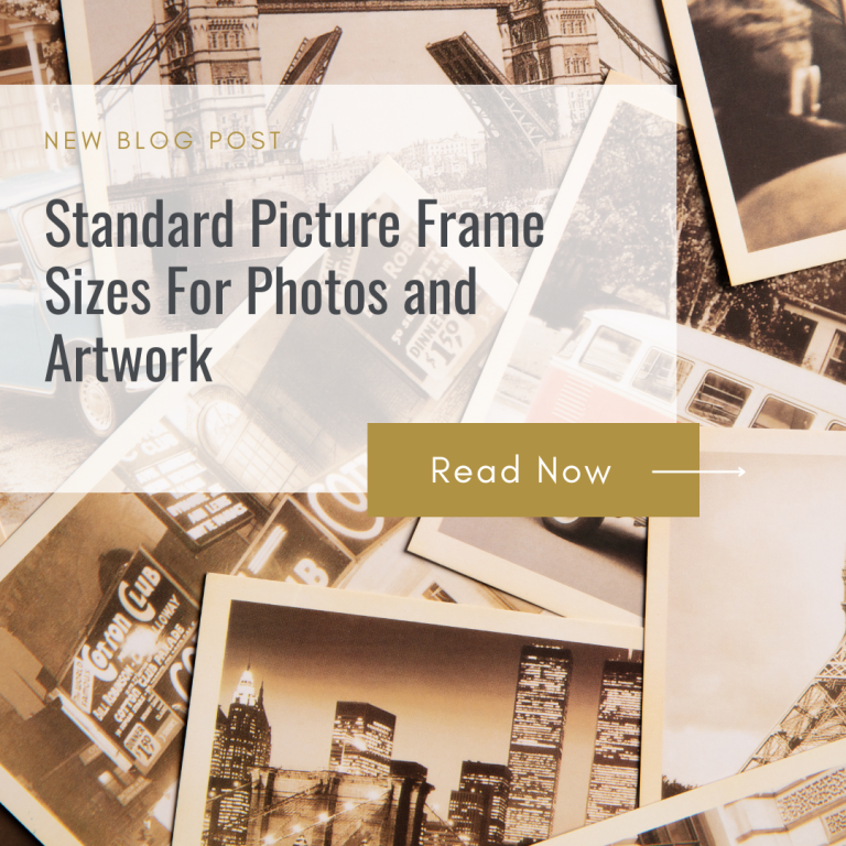Standard Picture Frame Sizes For Photos And Artwork
